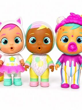 Cry Babies Magic Tears Daisy Jassy Sweety Doll Lot IMC Toys